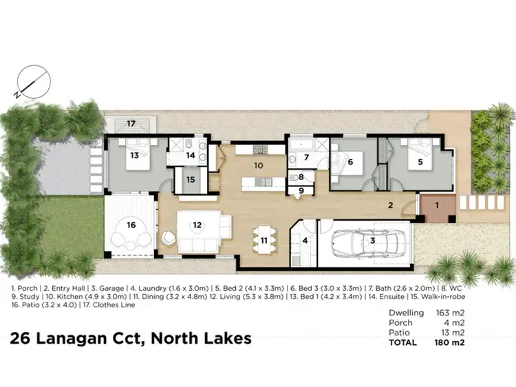 Floorplan of Homely house listing, 26 Lanagan Circuit, North Lakes QLD 4509