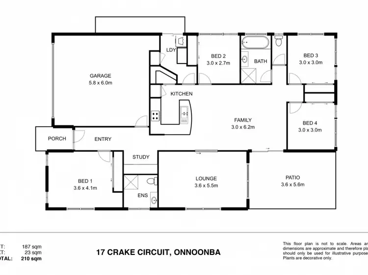 Floorplan of Homely house listing, 17 Crake Circuit, Oonoonba QLD 4811