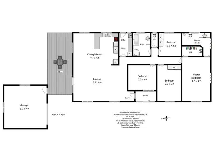 Floorplan of Homely house listing, 104 Three Mile Line, Mooreville TAS 7321
