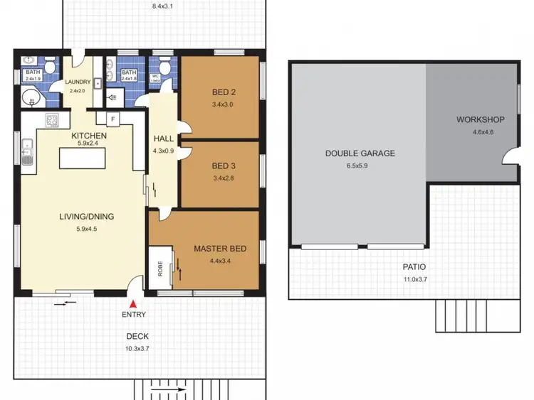 Floorplan of Homely house listing, 29 Hannam Street, Wynnum QLD 4178
