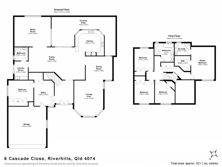 Floorplan of Homely house listing, 6 Cascade Close, Riverhills QLD 4074