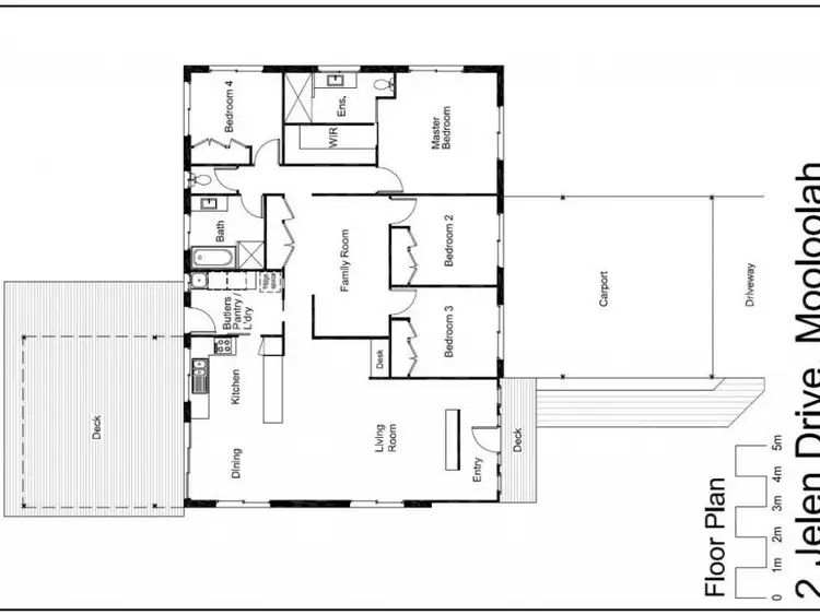 Floorplan of Homely house listing, 2 Jelen Drive, Mooloolah Valley QLD 4553
