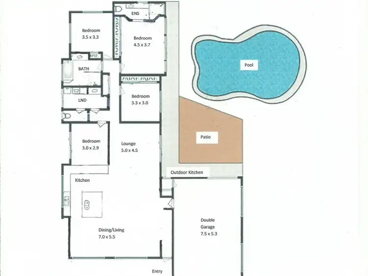 Floorplan of Homely house listing, 20 Serle Street, Middle Park QLD 4074