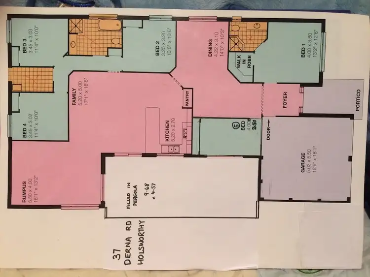 Floorplan of Homely house listing, 37 Derna Rd, Holsworthy NSW 2173