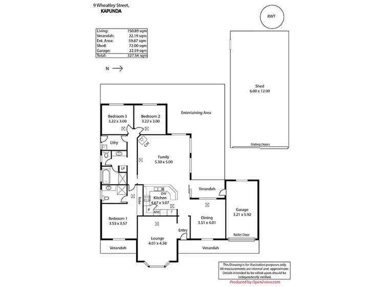 Floorplan of Homely house listing, 9 Wheatley Street, Kapunda SA 5373