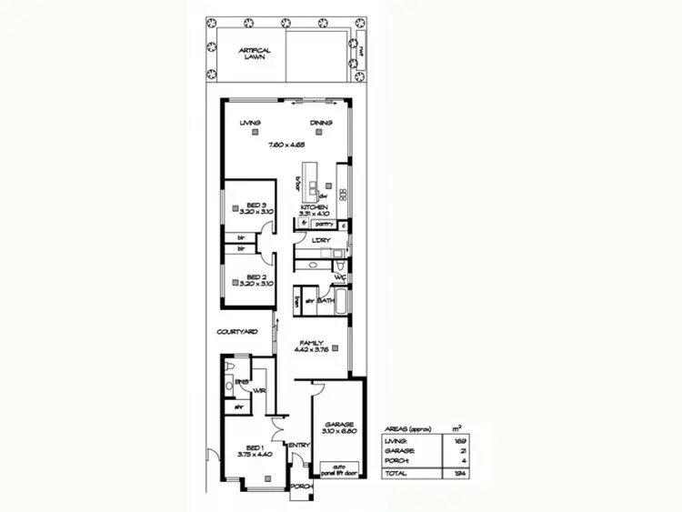 Floorplan of Homely house listing, 10 Grantley Avenue, Daw Park SA 5041