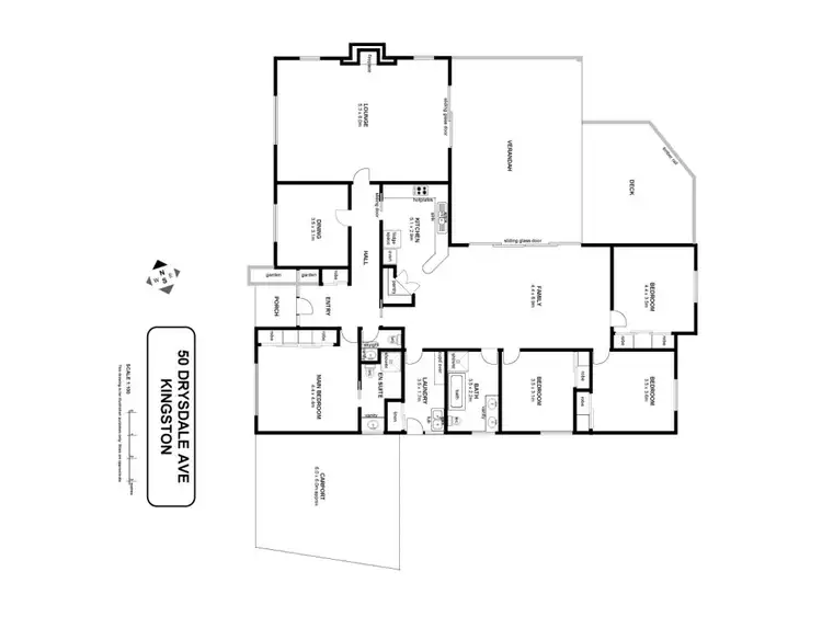 Floorplan of Homely house listing, 50 Drysdale Avenue, Kingston TAS 7050