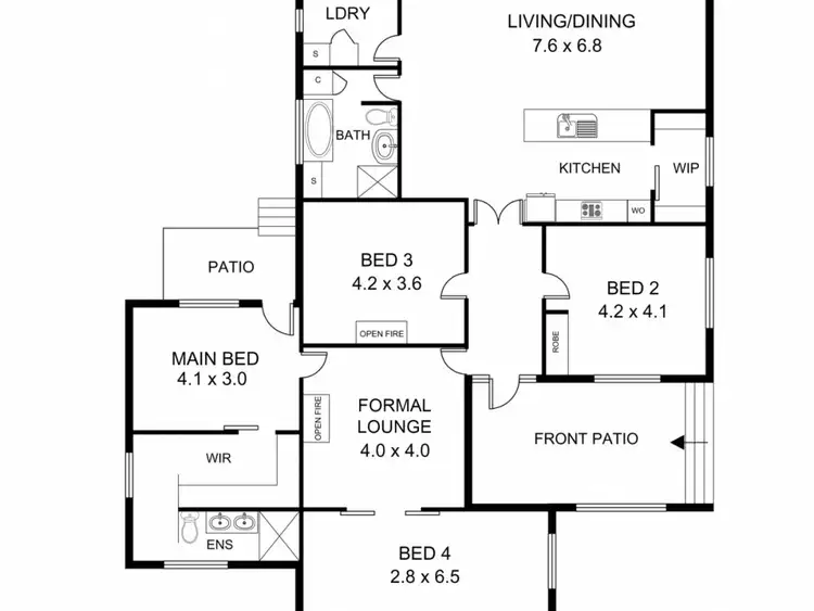 Floorplan of Homely house listing, 149 Barney St, Armidale NSW 2350