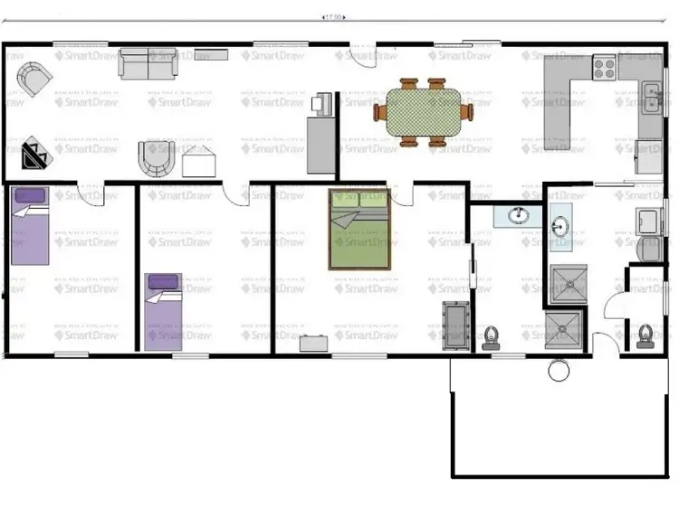 Floorplan of Homely house listing, 82 Bates Court, Heathcote VIC 3523