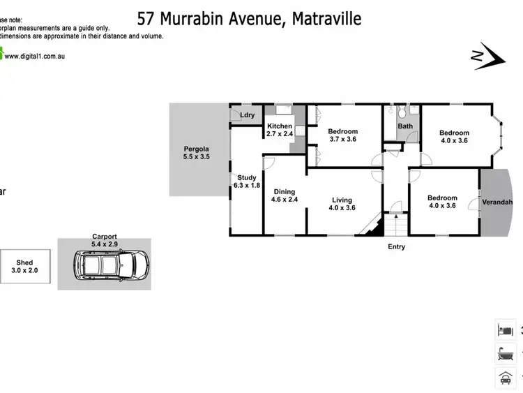 Floorplan of Homely house listing, 57 Murrabin Avenue, Matraville NSW 2036