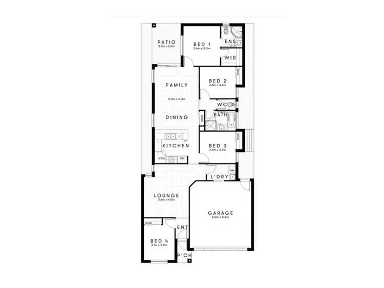 Floorplan of Homely house listing, 80 Alfred Road, Werribee VIC 3030