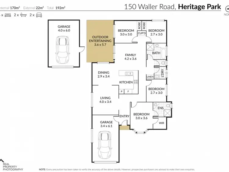 Floorplan of Homely house listing, 150 Waller Road, Heritage Park QLD 4118
