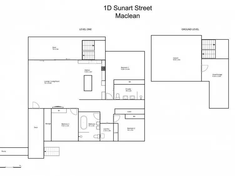 Floorplan of Homely house listing, 1D Sunart Street, Maclean NSW 2463
