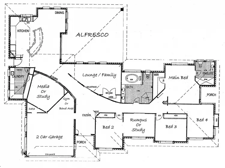 Floorplan of Homely house listing, 44 - 48 Myora Row, Karalee QLD 4306
