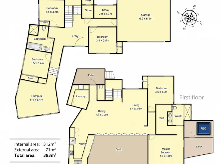 Floorplan of Homely house listing, 20 Lahey Close, Wynnum QLD 4178