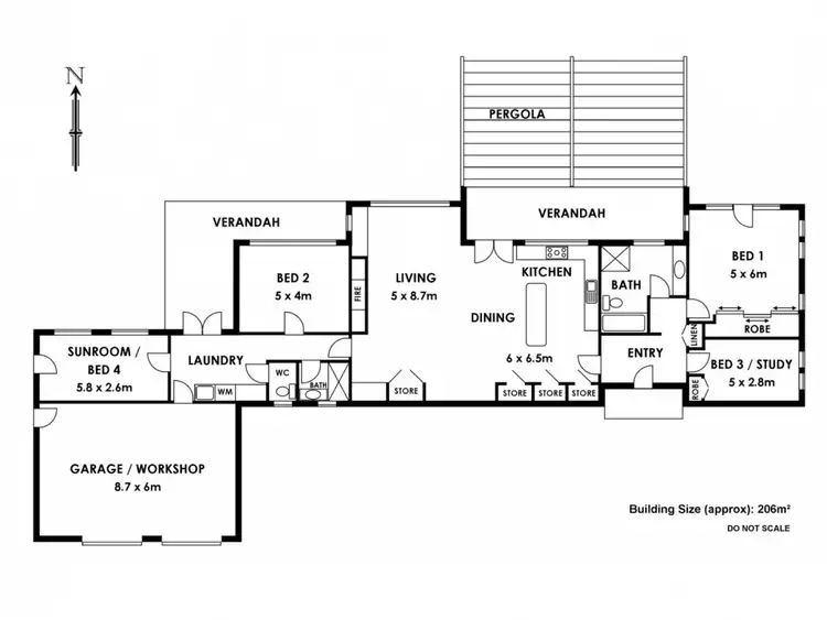 Floorplan of Homely house listing, Address available on request