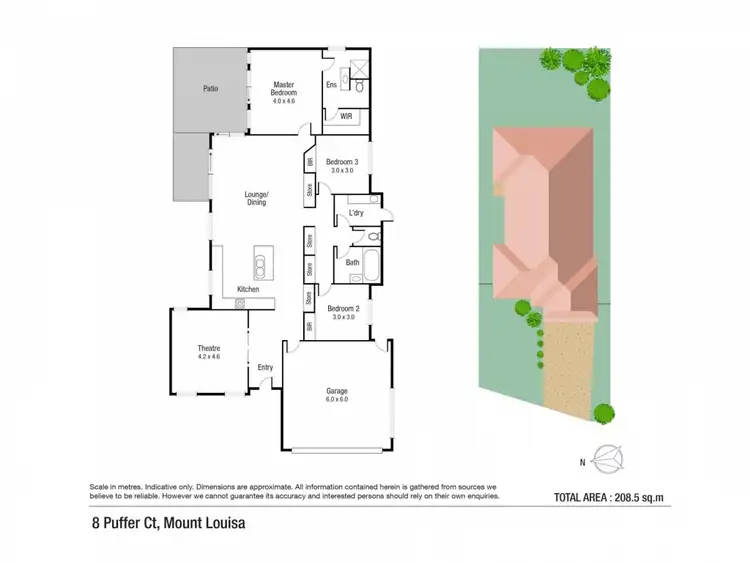 Floorplan of Homely house listing, 8 Puffer Court, Mount Louisa QLD 4814