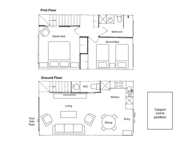 Floorplan of Homely townhouse listing, 28/272 Weyba Road, Noosaville QLD 4566