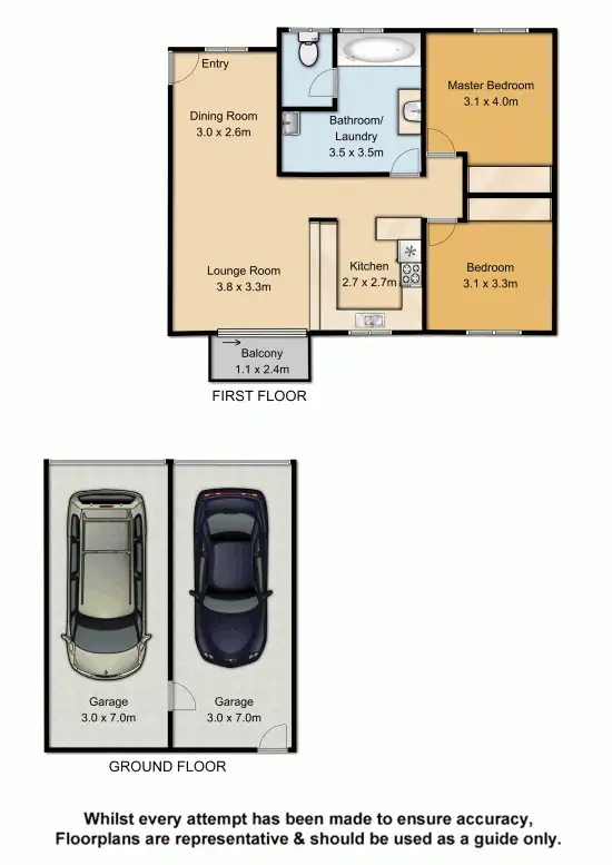 Floorplan of Homely unit listing, 2/14 Rosemount Terrace, Windsor QLD 4030