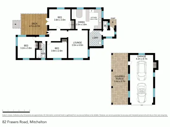 Floorplan of Homely house listing, 82 Frasers Road, Mitchelton QLD 4053