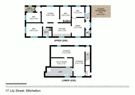 Floorplan of Homely house listing, 17 Lily Street, Mitchelton QLD 4053