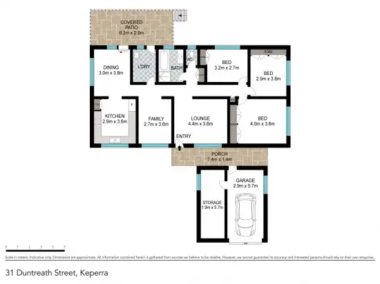 Floorplan of Homely house listing, 31 Duntreath Street, Keperra QLD 4054