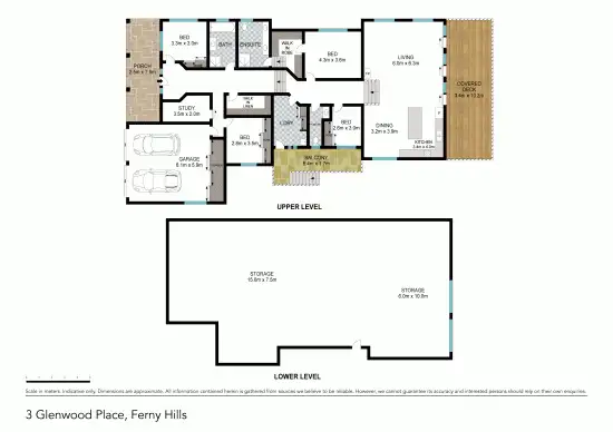 Floorplan of Homely house listing, 3 Glenwood Place, Ferny Hills QLD 4055