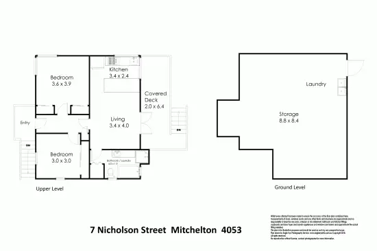 Floorplan of Homely house listing, 7 Nicholson Street, Mitchelton QLD 4053