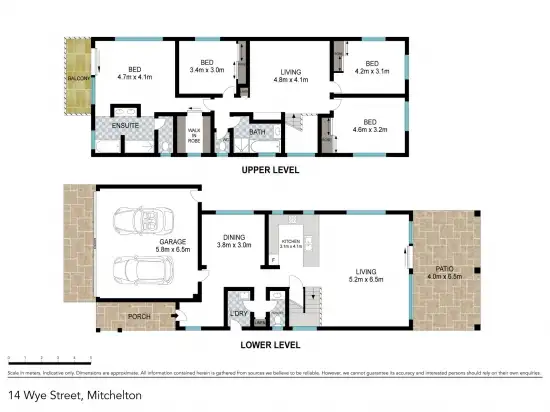 Floorplan of Homely house listing, 14 Wye Street, Mitchelton QLD 4053