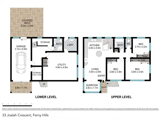 Floorplan of Homely house listing, 33 Joalah Crescent, Ferny Hills QLD 4055