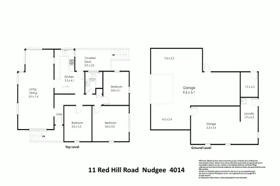 Floorplan of Homely house listing, 11 Redhill Road, Nudgee QLD 4014