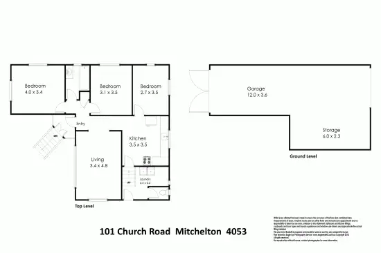 Floorplan of Homely house listing, 101 Church Road, Mitchelton QLD 4053