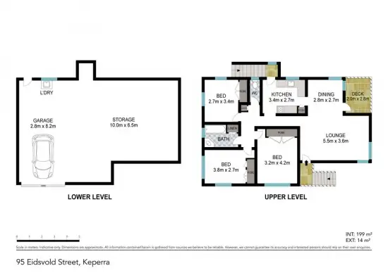 Floorplan of Homely house listing, 95 Eidsvold Street, Keperra QLD 4054