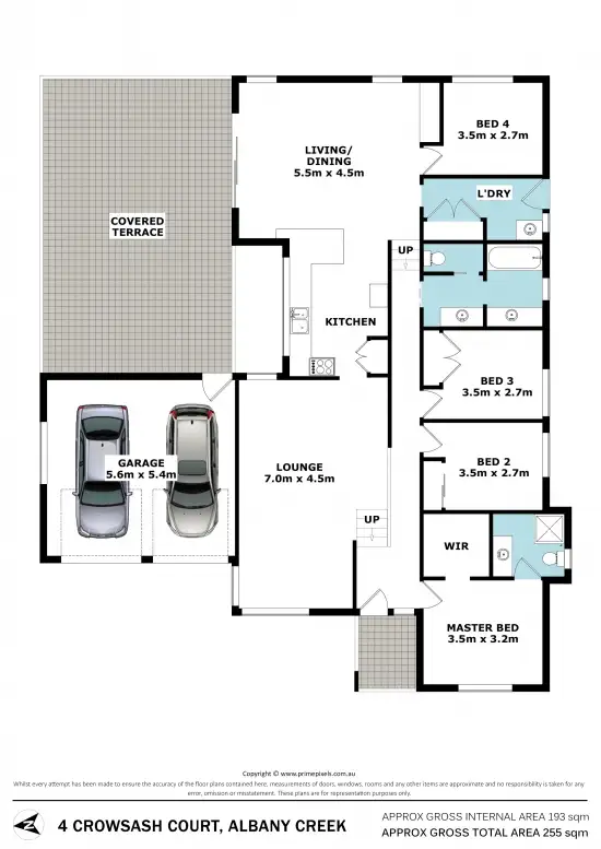 Floorplan of Homely house listing, 4 Crowsash Court, Albany Creek QLD 4035