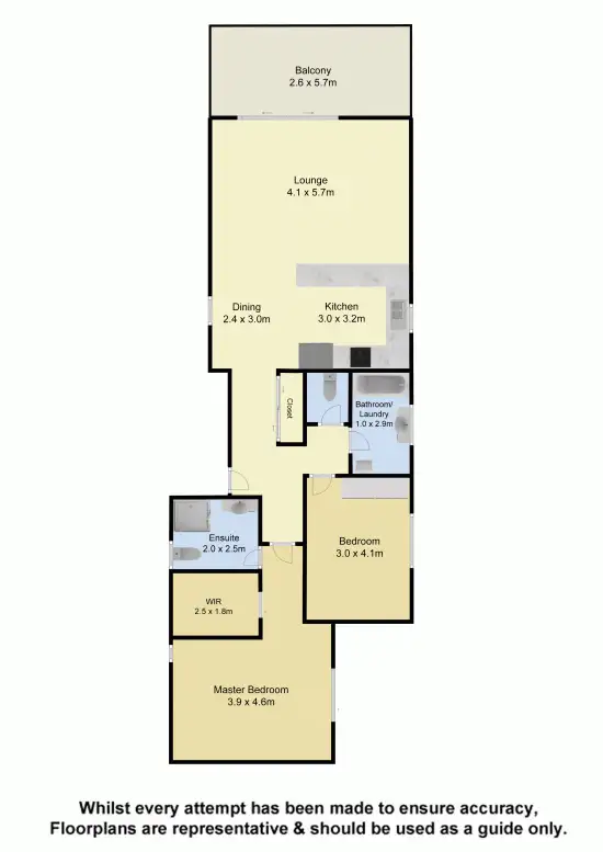 Floorplan of Homely unit listing, 10/105 Mein Street, Scarborough QLD 4020