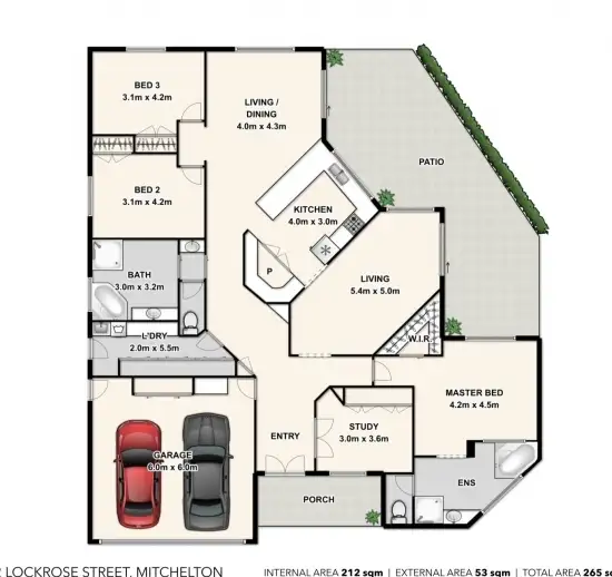 Floorplan of Homely house listing, 52 Lockrose Street, Mitchelton QLD 4053