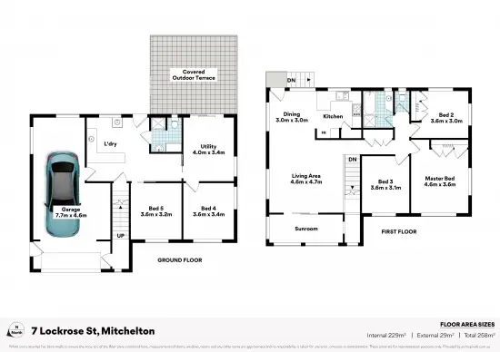 Floorplan of Homely house listing, 7 Lockrose Street, Mitchelton QLD 4053