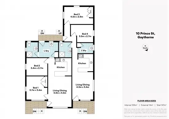Floorplan of Homely house listing, 10 Prince Street, Gaythorne QLD 4051