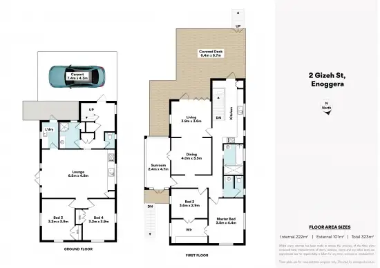 Floorplan of Homely house listing, 2 Gizeh Street, Enoggera QLD 4051