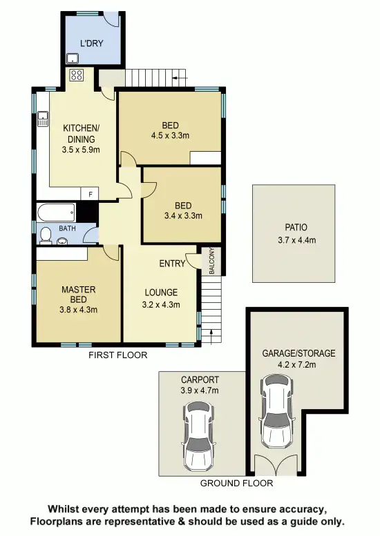 Floorplan of Homely house listing, 42 Corrigan Street, Keperra QLD 4054