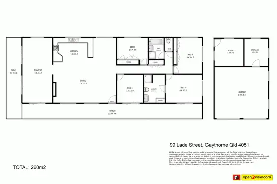 Floorplan of Homely house listing, 99 Lade Street, Gaythorne QLD 4051