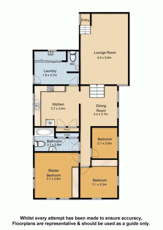 Floorplan of Homely house listing, 38 Rolleston Street, Keperra QLD 4054