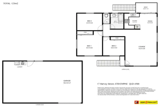 Floorplan of Homely house listing, 17 Harvey Street, Strathpine QLD 4500