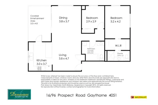 Floorplan of Homely unit listing, 16/96 Prospect Road, Gaythorne QLD 4051