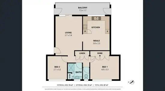 Floorplan of Homely unit listing, 2/7 Lucy Street, Gaythorne QLD 4051