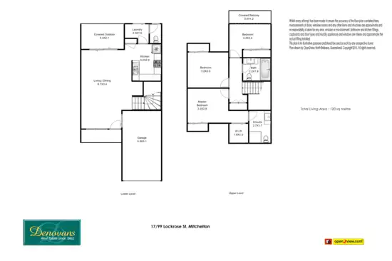 Floorplan of Homely townhouse listing, 17/99 Lockrose Street, Mitchelton QLD 4053