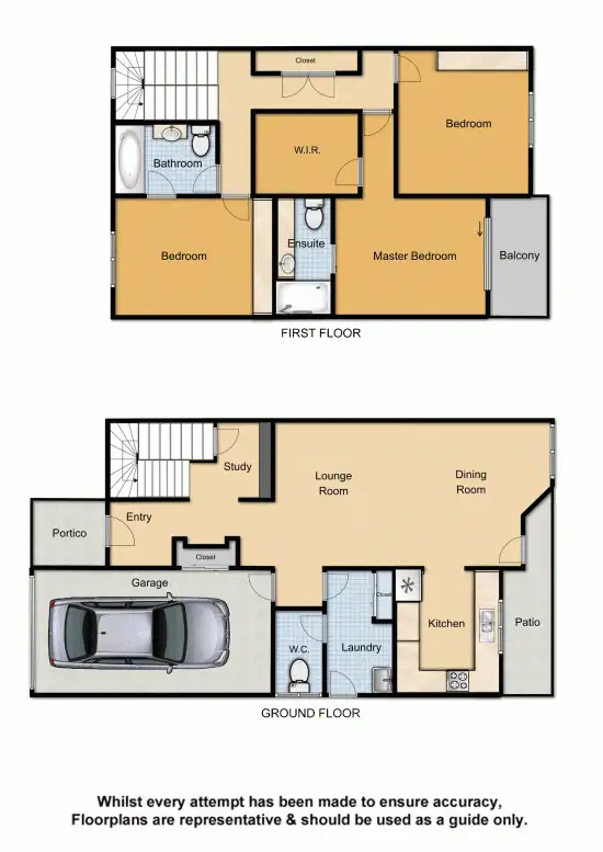 Floorplan of Homely townhouse listing, 9/100 Lockrose Street, Mitchelton QLD 4053