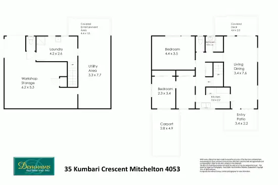 Floorplan of Homely house listing, 35 Kumbari Crescent, Mitchelton QLD 4053