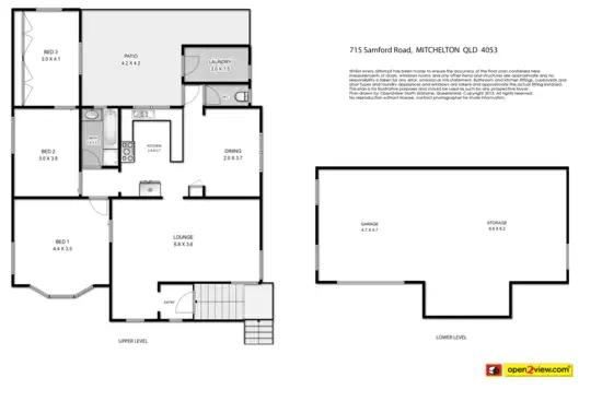 Floorplan of Homely house listing, 715 Samford Road, Mitchelton QLD 4053