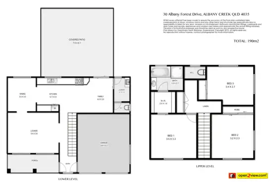 Floorplan of Homely house listing, 30 Albany Forest Dr, Albany Creek QLD 4035